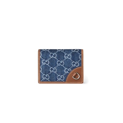 GUCCI GG EMBLEM SMALL WALLET 820692 (11*8.5*3cm)